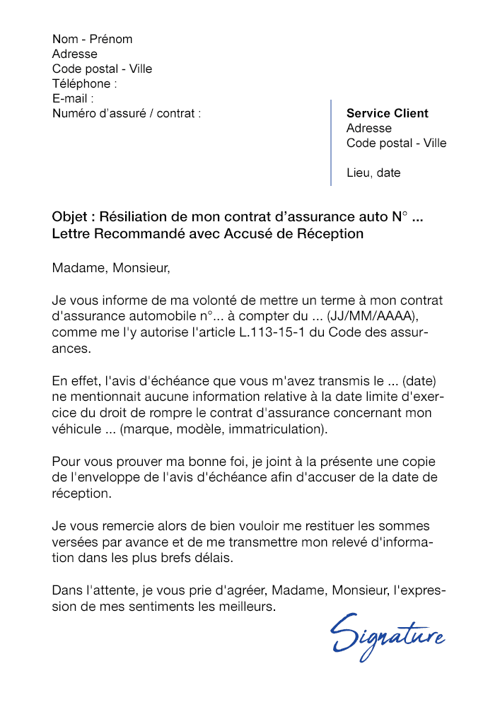 découvrez comment résilier simplement votre assurance auto : démarches, délais à respecter, motifs légaux et conseils pour éviter les pièges. informez-vous pour une résiliation sans frais et sans stress.