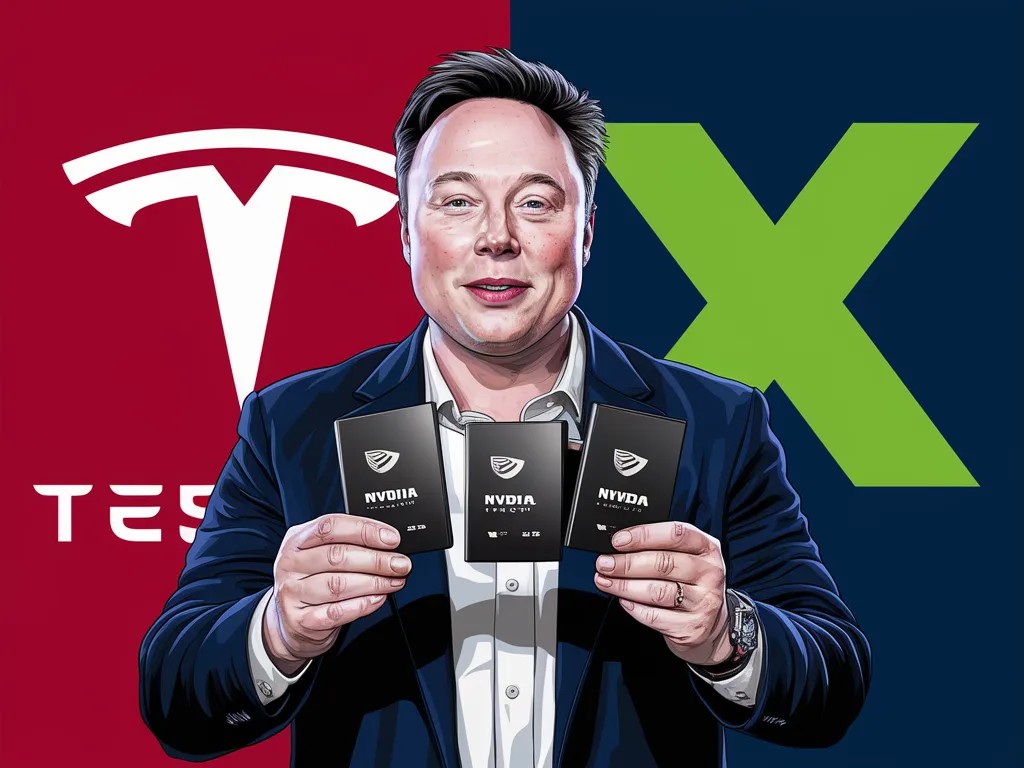 elon musk confirme des commandes importantes de puces nvidia, renforçant ainsi ses projets technologiques et innovations.