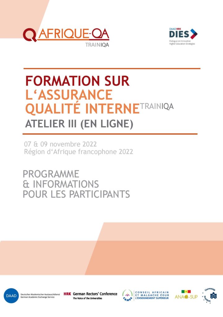participez à l'atelier international sur l'assurance qualité à tunis pour découvrir les meilleures pratiques, échanges d'expertises et innovations dans le domaine.